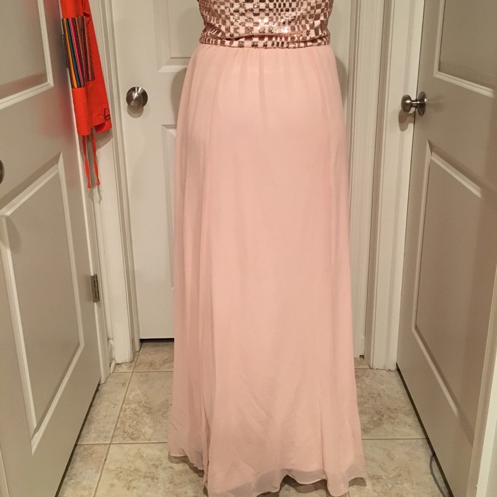Pink/Strapless Ralph Lauren Prom Dress